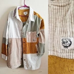 BDG Large Corduroy Patchwork Jacket